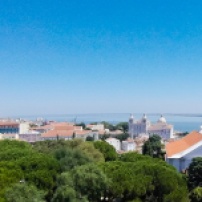 View of Lisbon Neighborhood